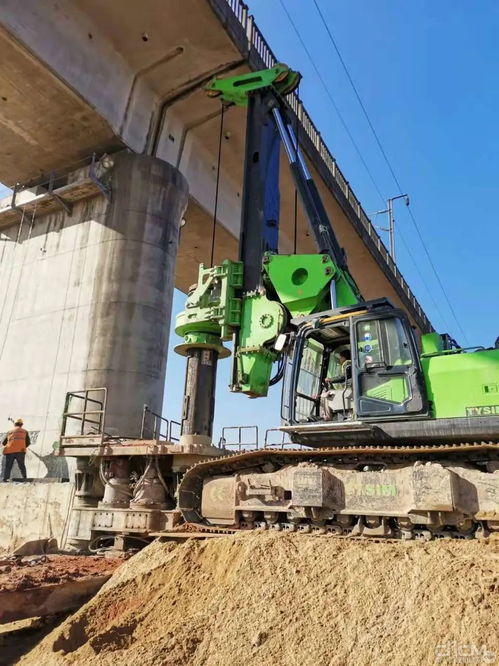 泰信機械KR300ES低凈空鉆機助力六安高鐵建設工程